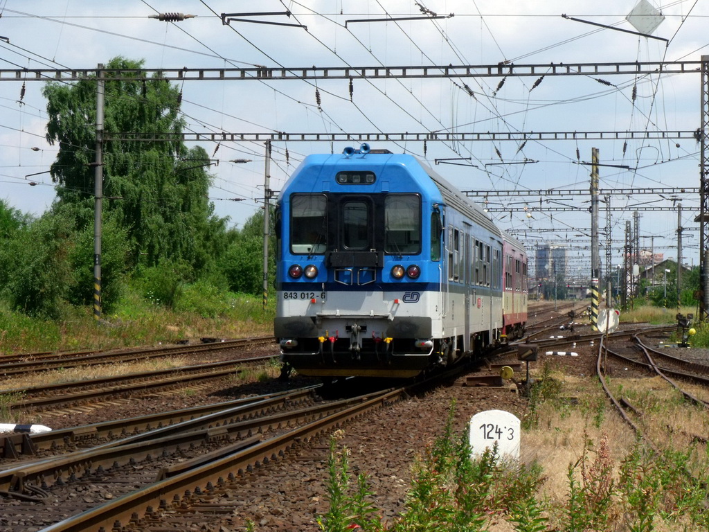 843-012 mit R 1195 in Chomutov am 05.06.2010