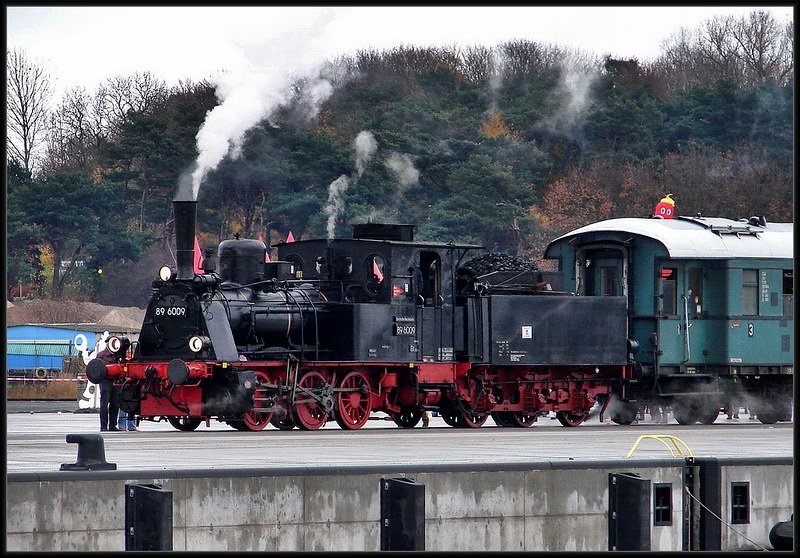 89 6009 - Halt im Sdhafen von Stralsund. am 24.11.07 