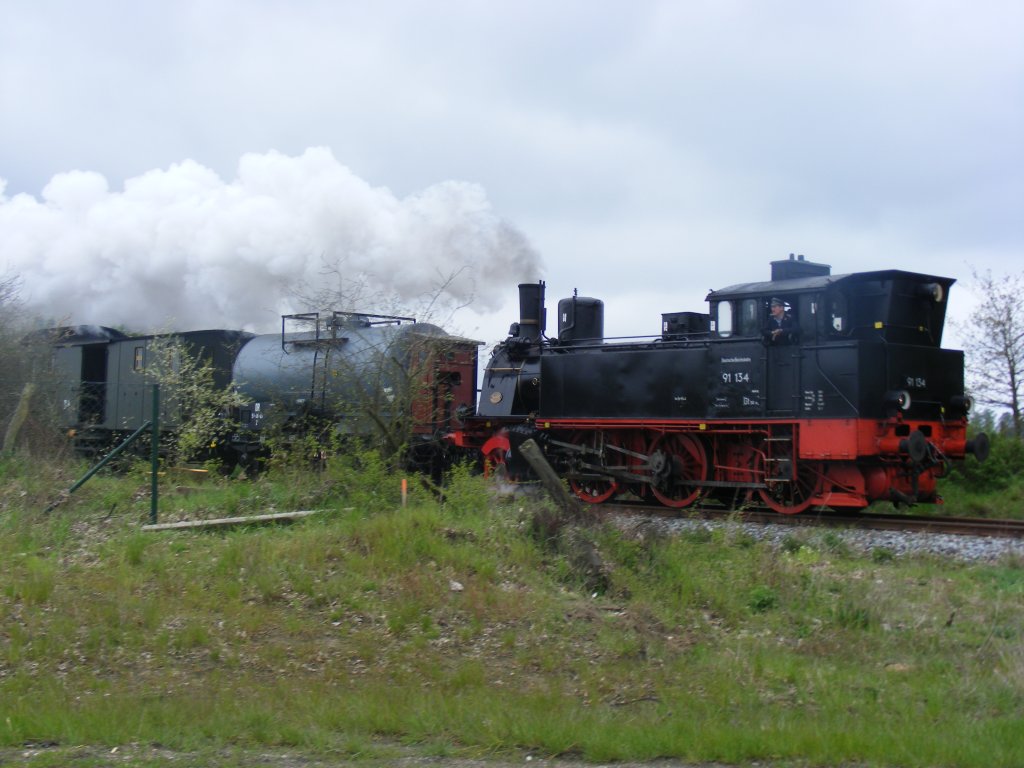 91 134 am 08 05 2010 an irgendeinen Bahn�bergang in der n�he von Wittenburg