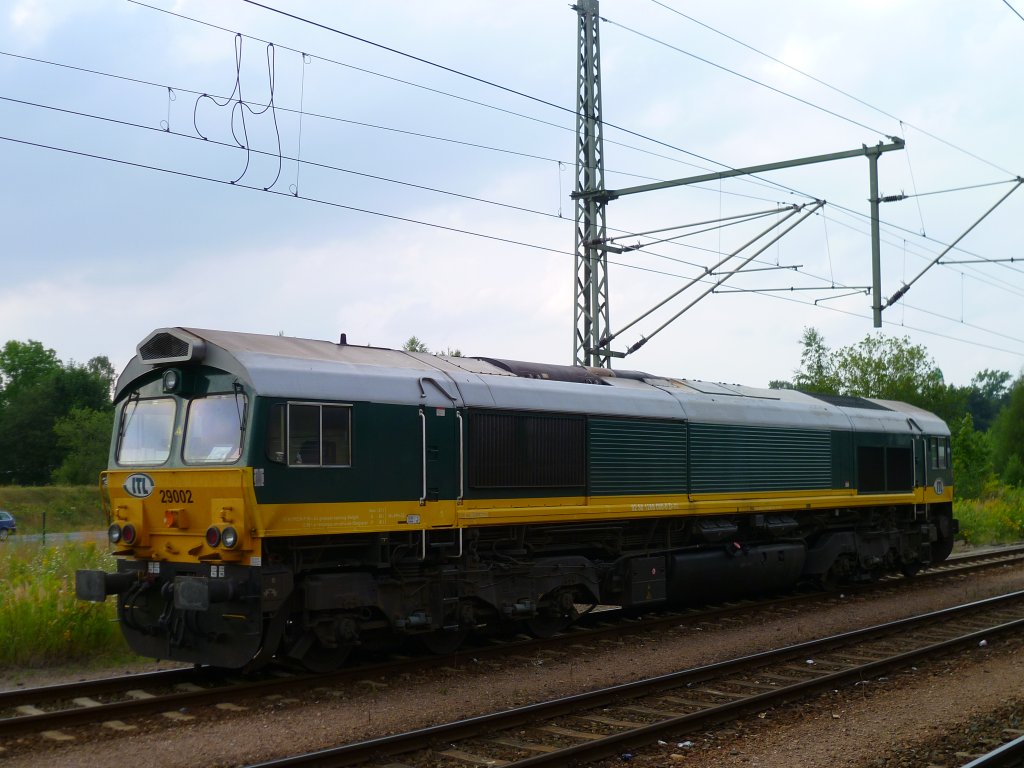 92 80 1266 006-6 D-ITL stand am 09.08.12 in Werdau.
