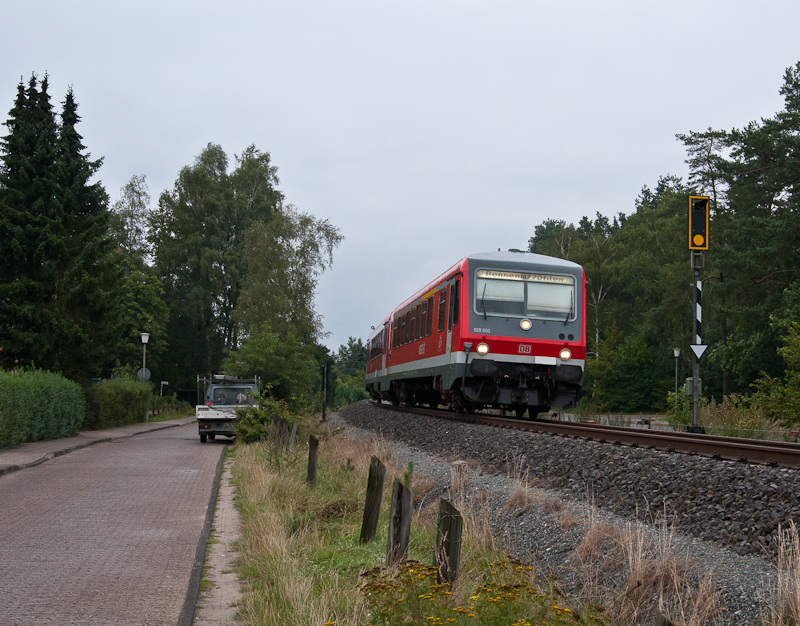 928 600 am 27. August 2011 als RB 14773 (Buchholz(Nordheide) - Bennemhlen) in Schneverdingen. Die Anzeige wollte wohl nicht so richtig funktionieren und zeigte stattdessen  Bennem77Dhlen  an. ;)