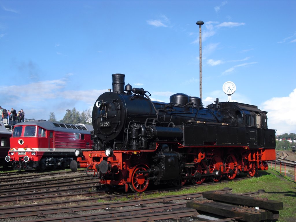 93 230 prsentierte sich im Sonnenlicht. Beim BW Fest in Nossen, am 28.08.10.