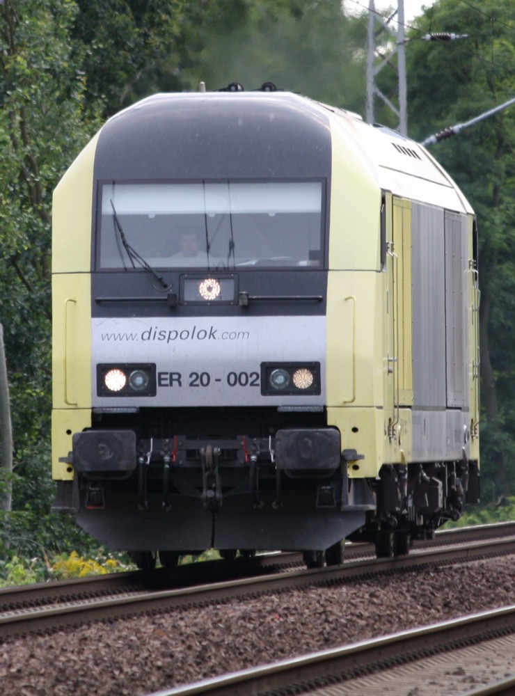 9.8.2012 R�ntgental. ER 20-002 unterwegs Richtung Angerm�nde.