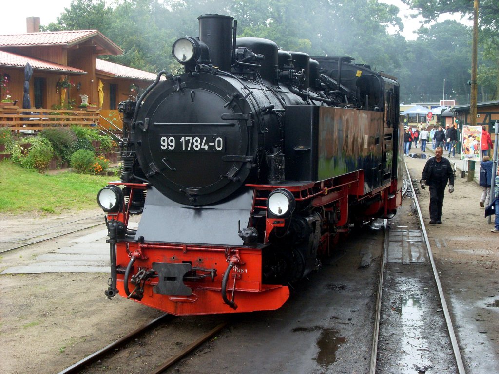 99 1784-0 beim Umsetzen im Bf. Ghren am 11.08.2011