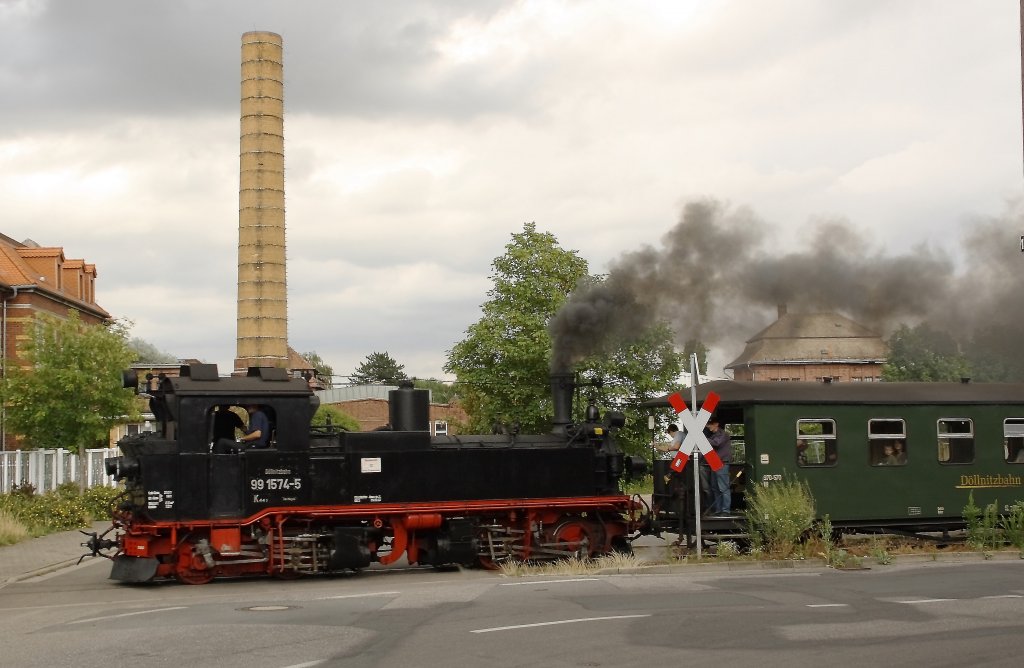 99 574 am 26.06.2011 im Oschatzer Stadtgebiet. 

