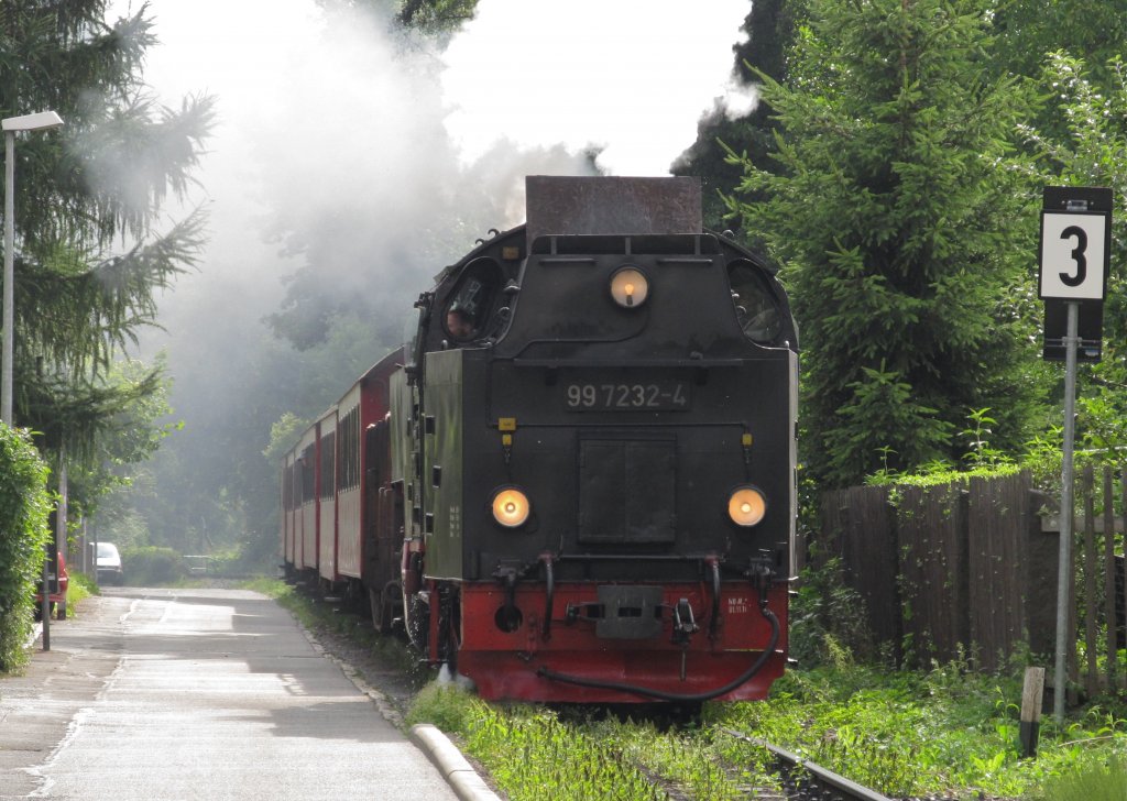 99 7232 am 4.8.2011 bei Werningerode.