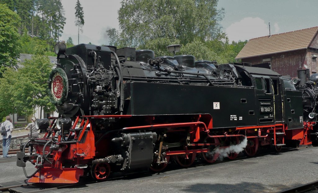 99 7240 bei Zwischenhalt in Alexisbad (26.06.2010)