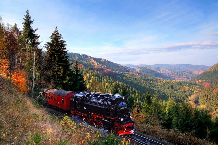 99 7241-5 kurz vor Drei Annen Hohne! Oktober 2009