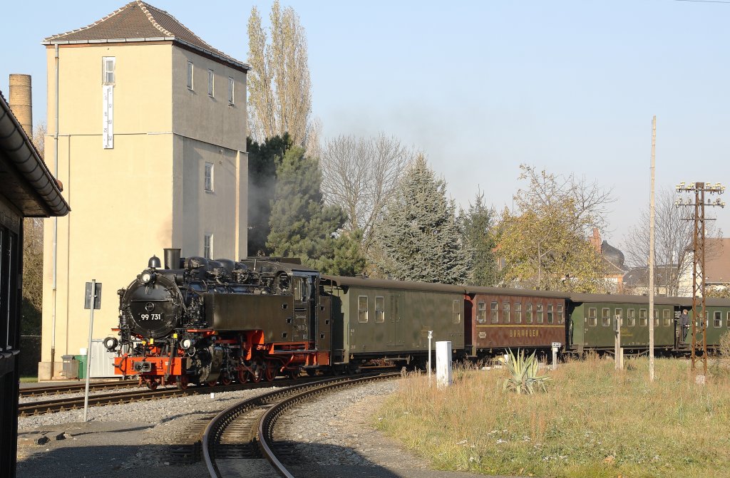 99 731 am 30.10.2011 in Zittau Vorstadt.
