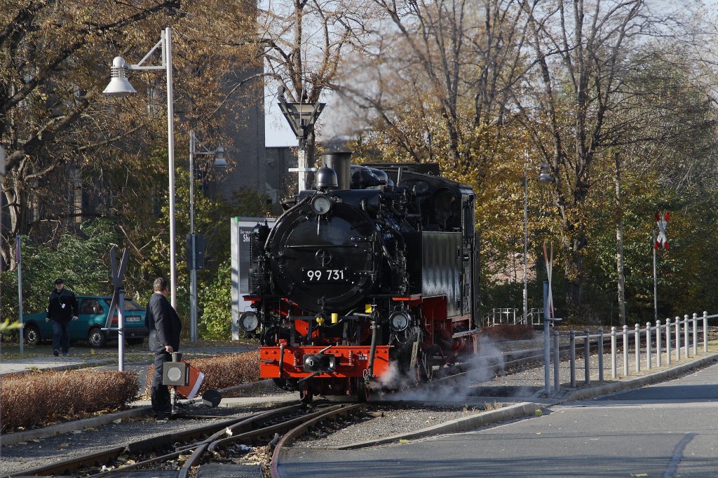 99 731 setzt am 30.10.2010 in Zittau um.
