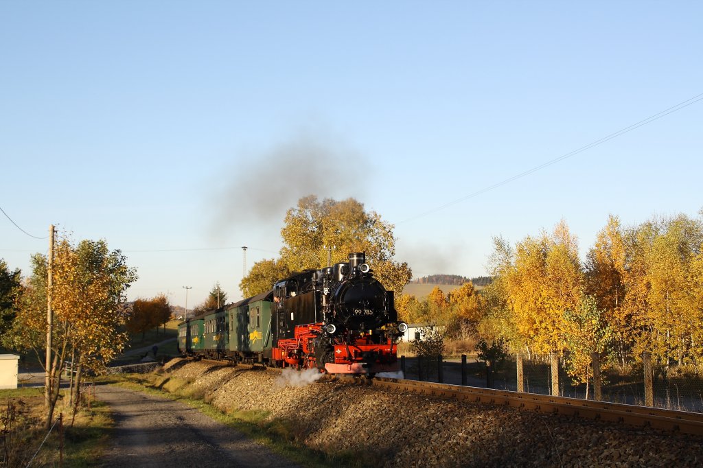 99 785 hat am 21.10.2012 den Hp Vierenstrae fast erreicht.