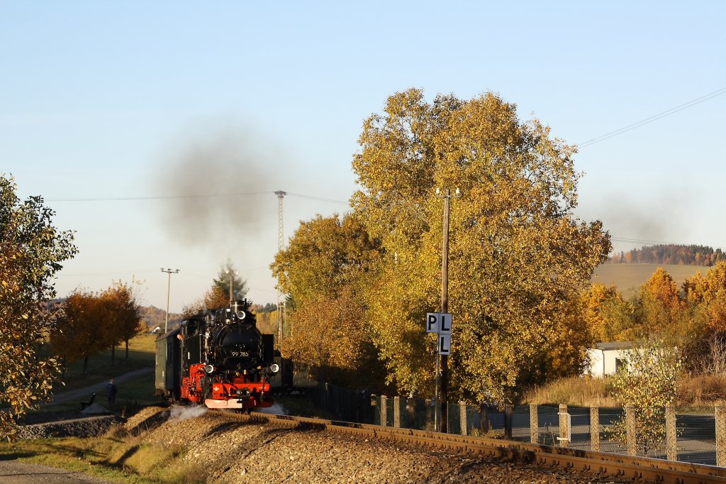 99 785 hat am 21.10.2012 den Hp Vierenstrae fast erreicht.

