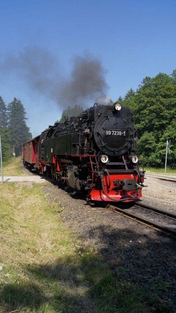 9972381 macht sich am 28 Juni mit ihrem Zug zum Brocken auf den Weg