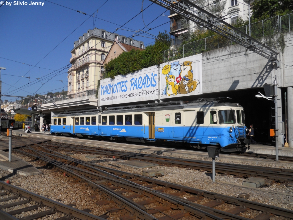 ABDe 4/8 4002 ''Vaud'' am 3.10.2011 in Montreux