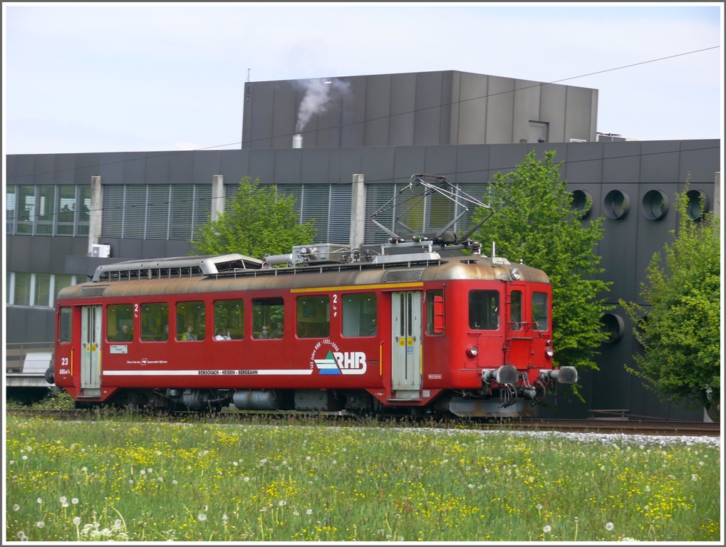 ABDeh 2/4 23 kurz vor Heiden. (19.05.2010)