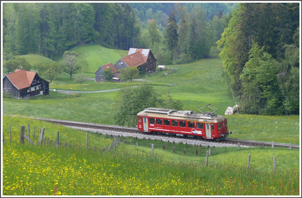 ABDeh 2/4 23 unterhalb von Heiden. (19.05.2010)