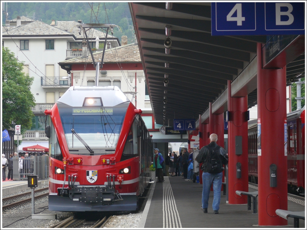 ABe 8/12 3501 in Tirano. (08.05.2010)
