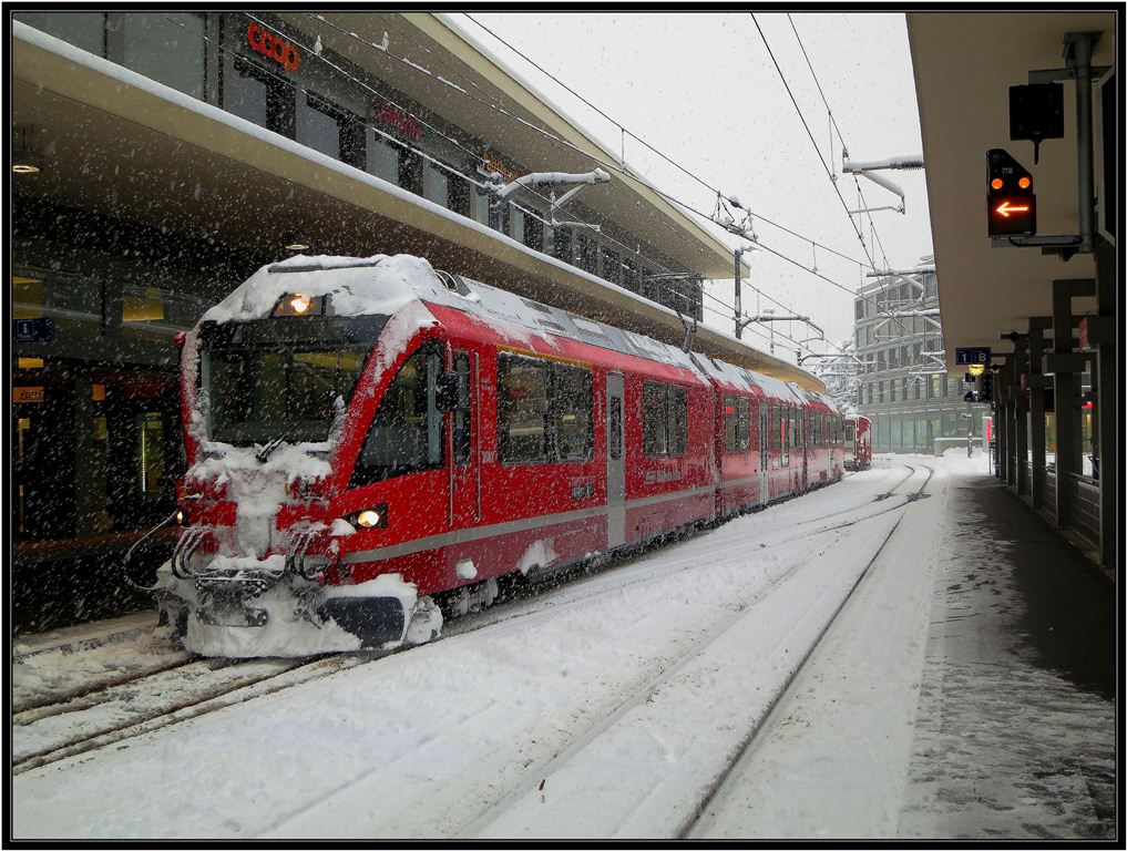 ABe 8/12 3502 am Gleis 2 in Chur (10.12.2012)