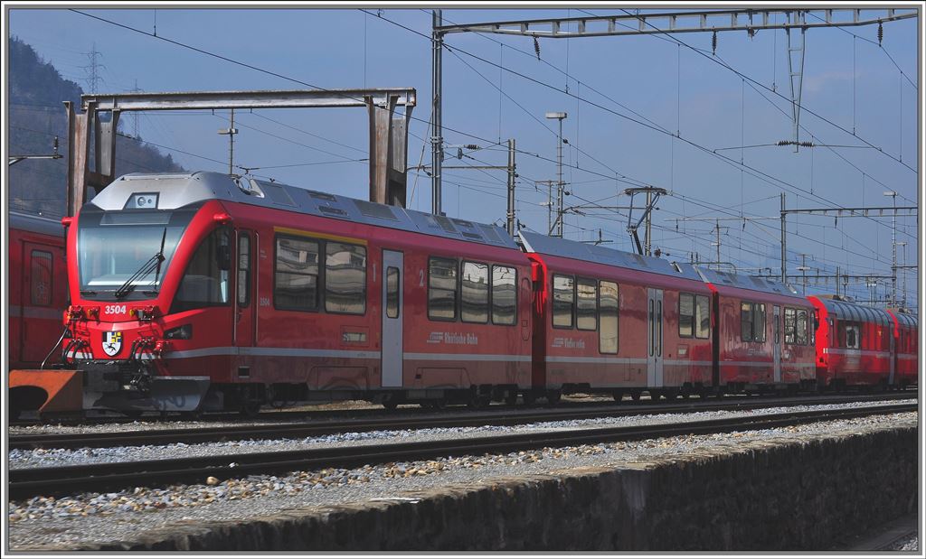 ABe 8/12 3504  Dario Cologna  in Landquart. (02.04.2013)