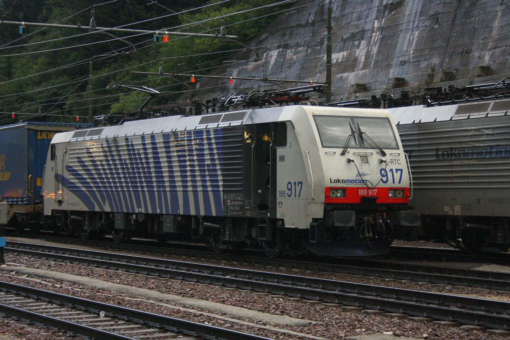 Abfahrtbereit am Brenner Richtung Sden stand am 17.07.2011 189 917