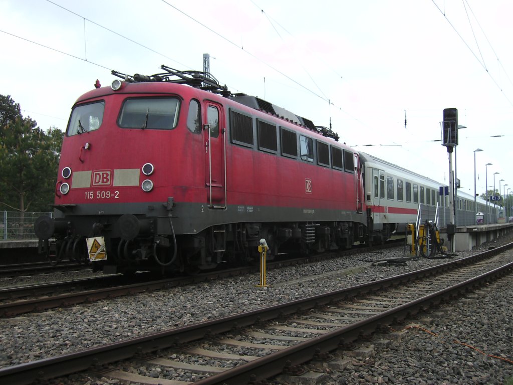 Abgebgelt stand 115 509 mit dem Uex Binz-Kln in Binz.
