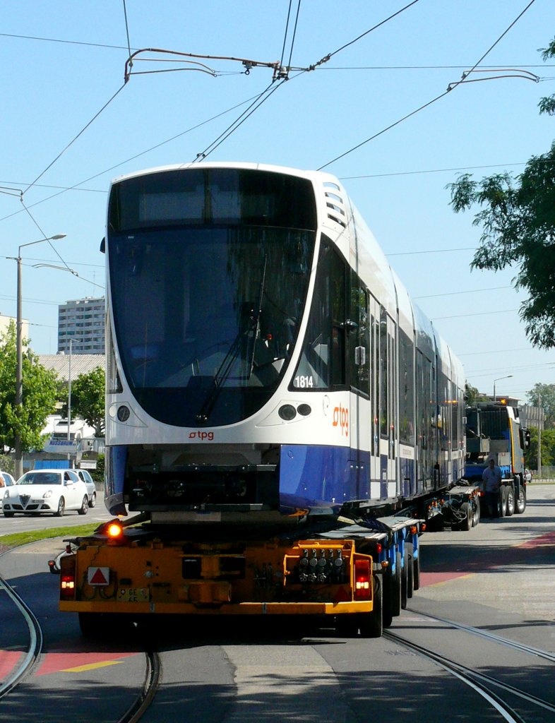 Ablieferung der Tango Be6/10 1814 beim Depot Bachet am 16.06.2012