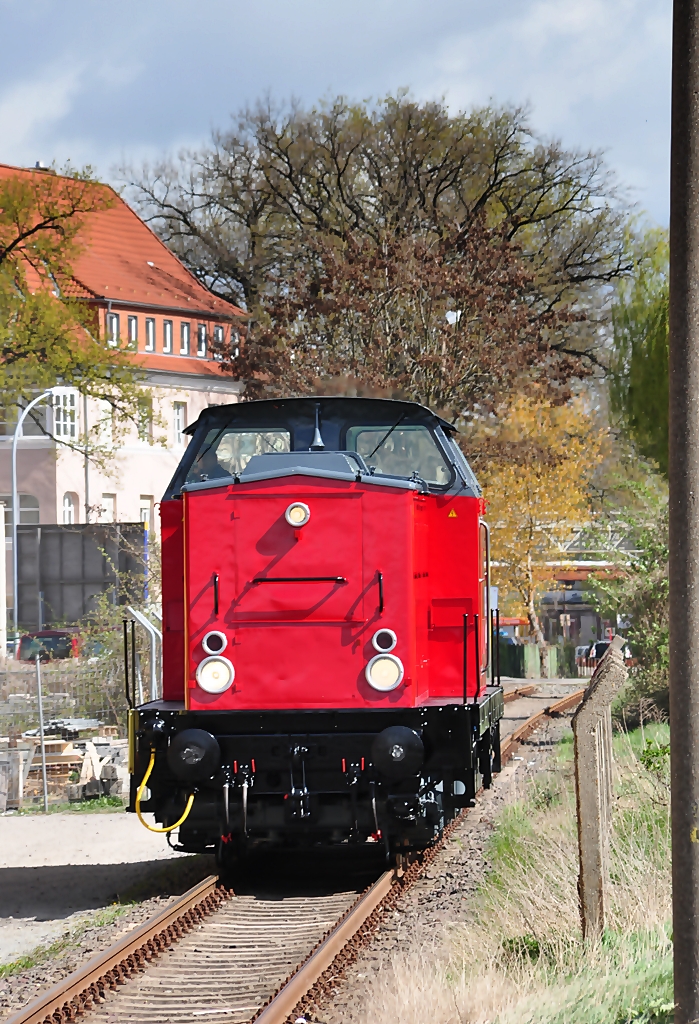 ADAM hnliche 202 hat wohl ihre Probefahrt erfolgreich absolviert und kehrt zurck ins ALSTOM-Werk Stendal am 21.04.2010