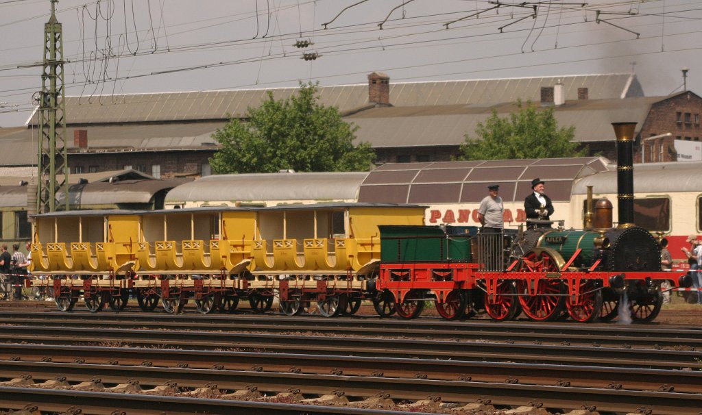 Adler am 21.5.11 mit seinen Wagen in Ltzel