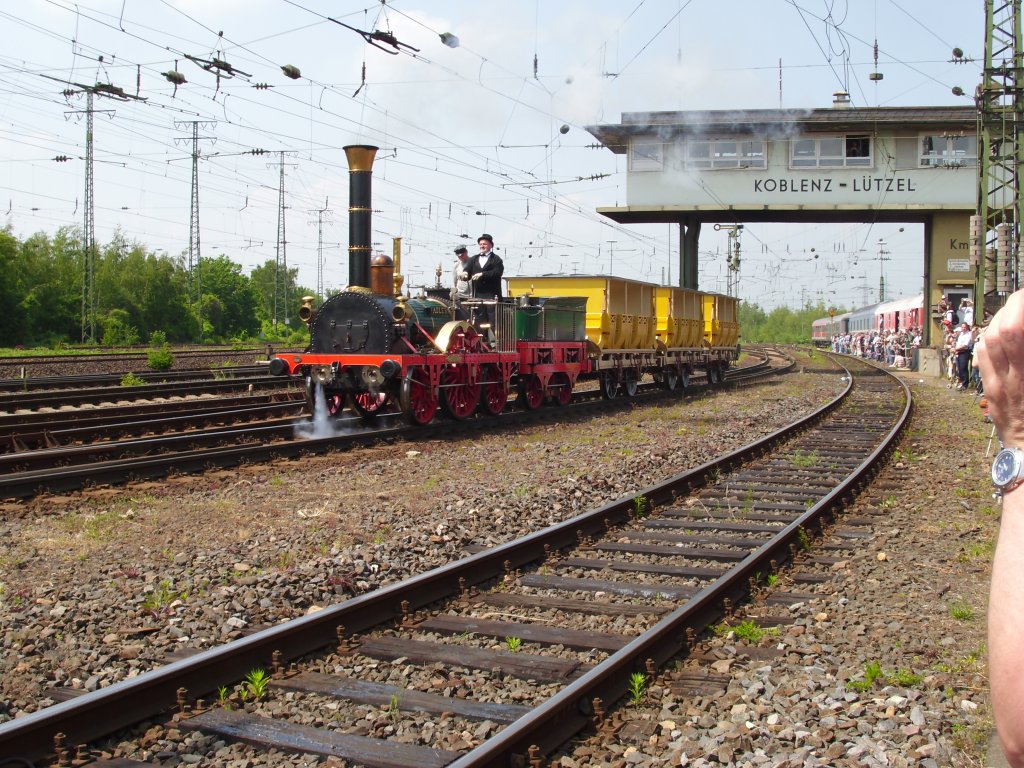  Adler  bei der Lokparade im DB-Museum Koblenz Ltzel am 21.05.11.