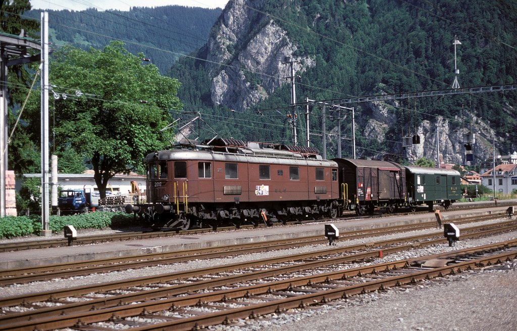 Ae6/8 206  Interlaken - West  30.06.88