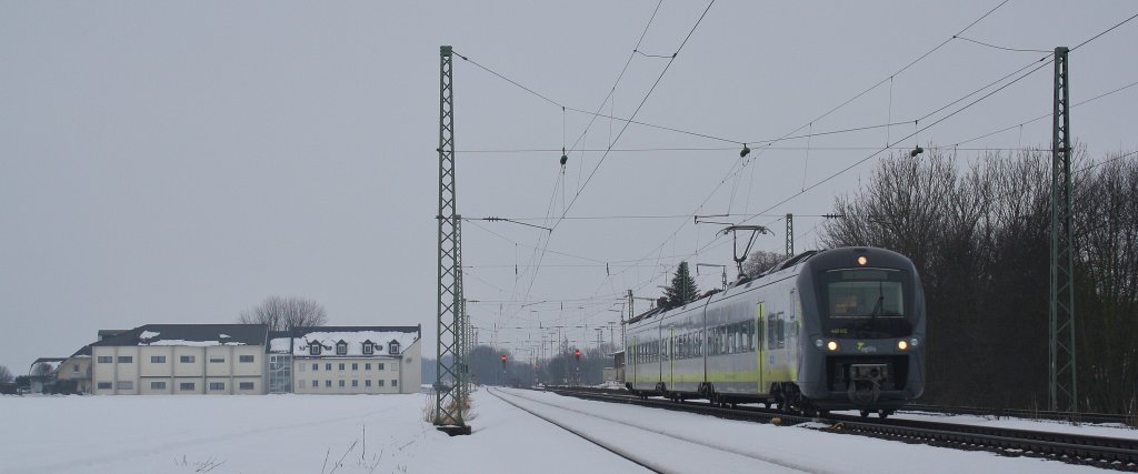Agilis 440 412 am 24.12.2010 in Manglding.