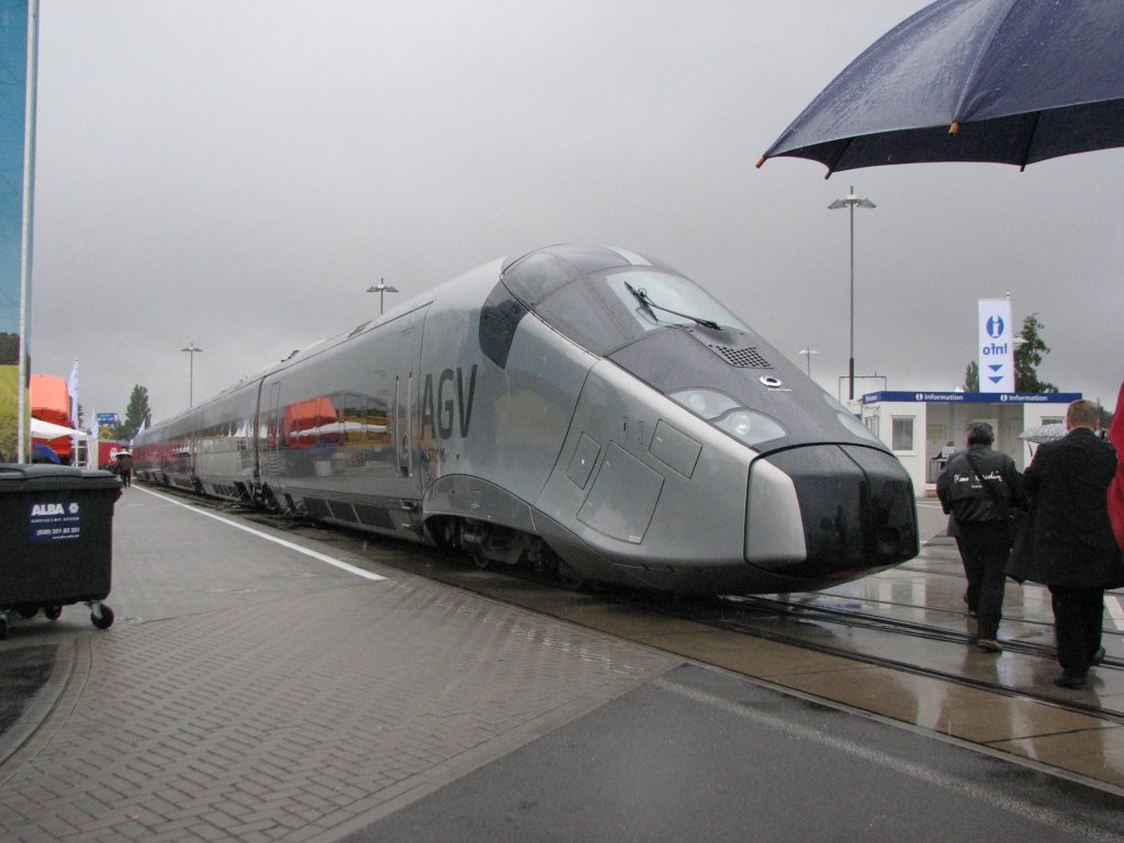 AGV  Pegasus  bei der Innotrans 2008, eine neue Generation Hochgeschwindigkeit