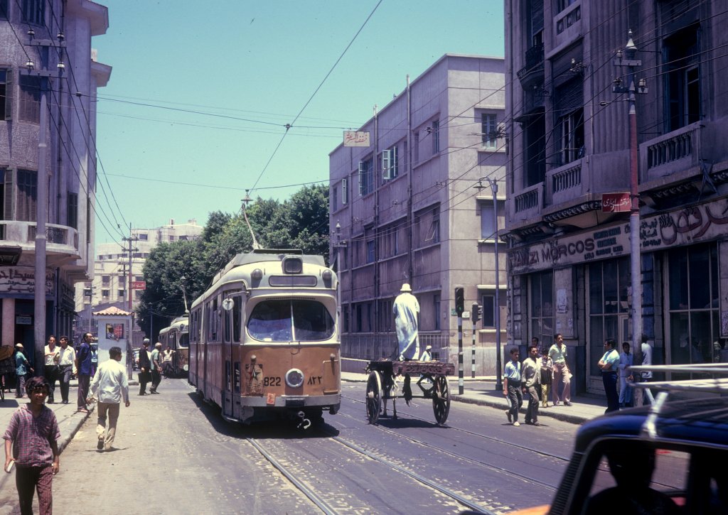 Alexandria SL 8 (DWAG-GT6 822, ex-Kopenhagen KS 822) am 10. Juni 1974.