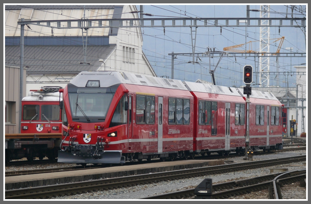 Allegra ABe 8/12 3506  Anna von Planta  in Landquart. (18.10.2010)