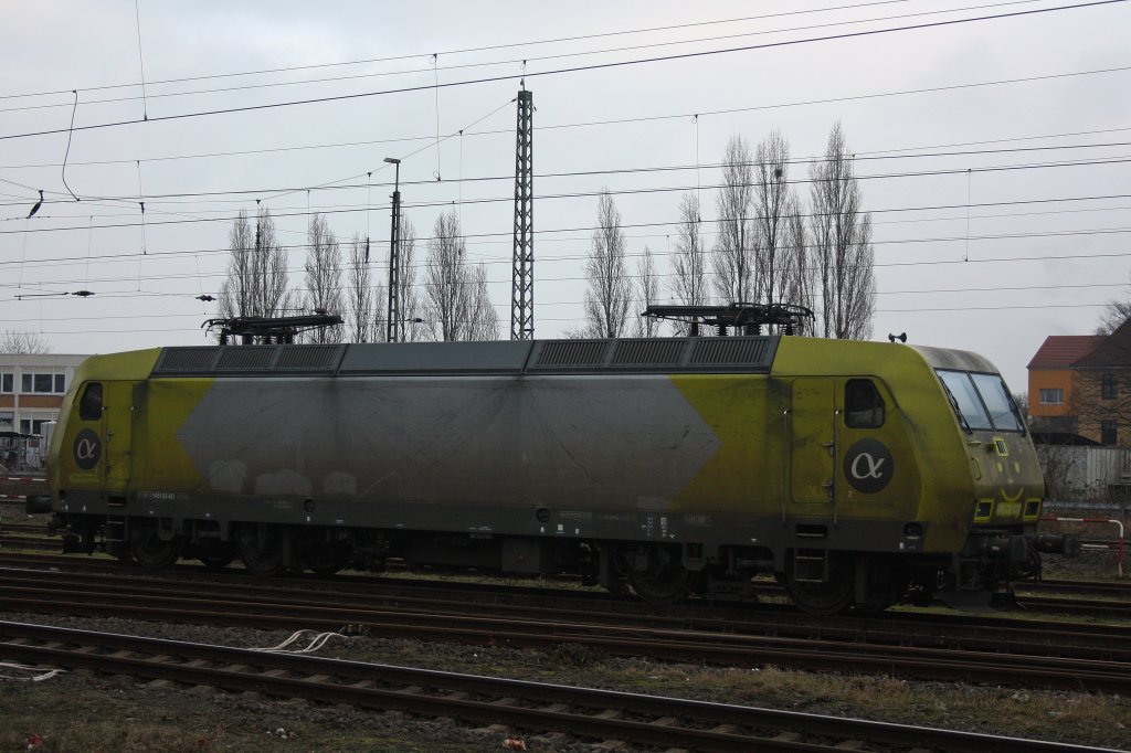 AlphaTrains/Crossrail 145-CL 031 stand am 6.1.12 dreckig wie immer abgestellt in Krefeld Hbf.