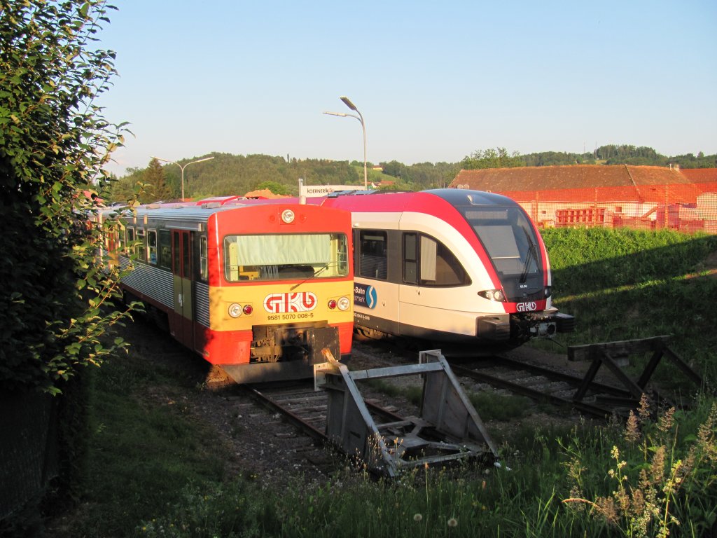  Alt  trifft  Neu  ein 5070 und ein 5063 In Wies Eibiswald am 29.06.11