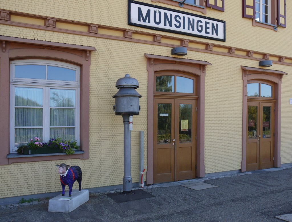 Altes L�utewerk am EG M�nsingen, Gleisseite; 21.09.2011
