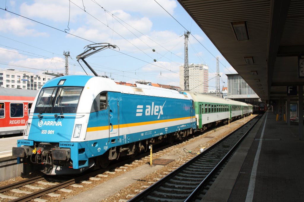 ALX 357  Franz Kafka  am 05.08.09 in Mnchenhauptbahnhof.