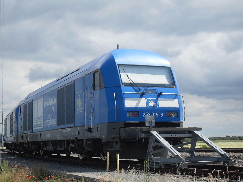 Am 01.06.2012 standen 253 015 (223 052) und 253 014(223 051) in Niedergrne.