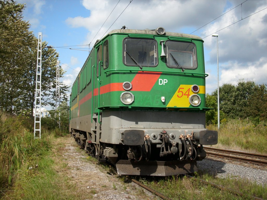 Am 04.September 2009 stand in Klementelvitz WAB-Lok 54.