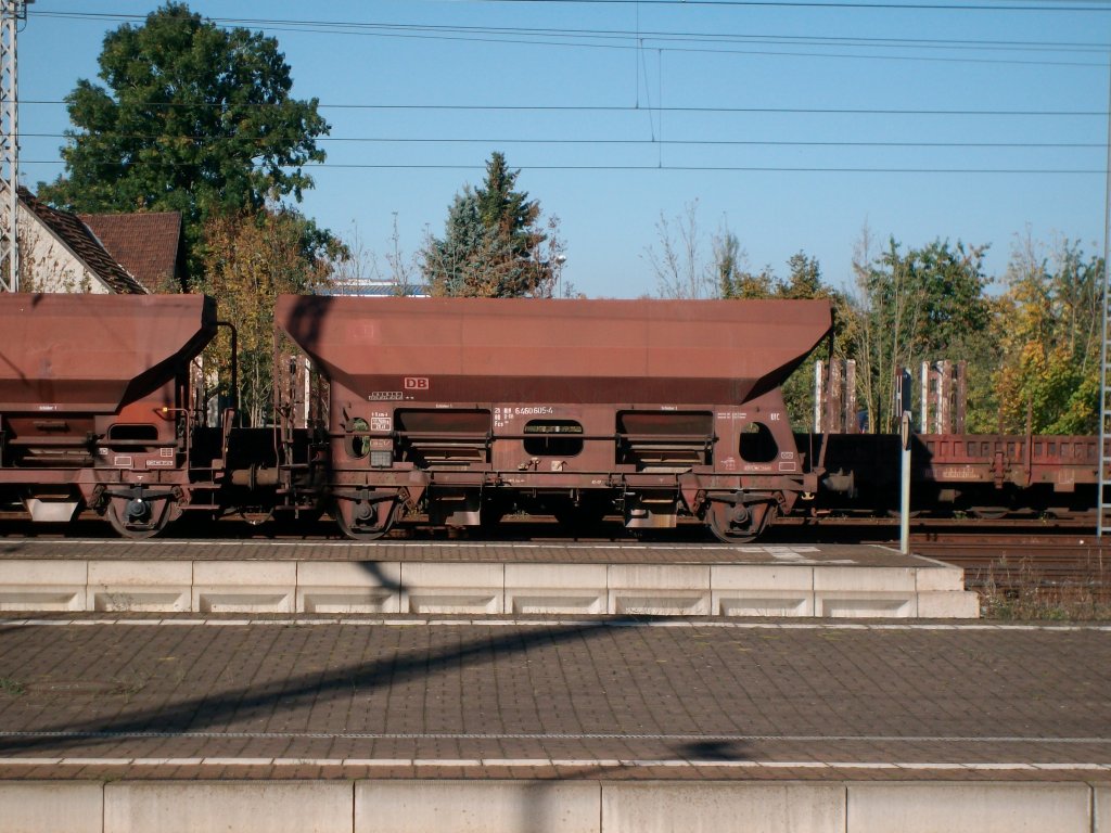 Am 10.10.2010 standen mehrere Schttgutwagen dieses Types in Leinefelde.
