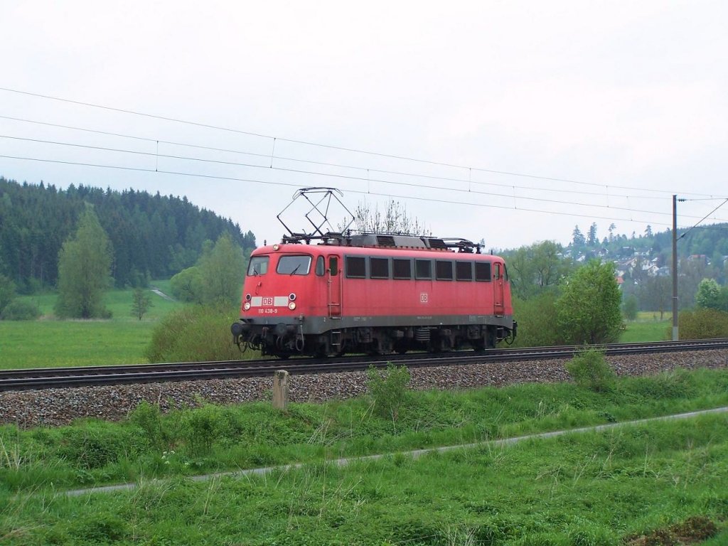 Am 12 mai 2012 hat sich eine 110er auf der Schwarzwaldbahn verloren....