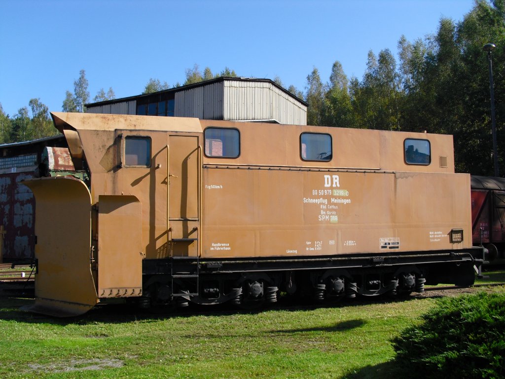 Am 12.09.10 war im BW Adorf der Meininger Schneepflug ausgestellt.