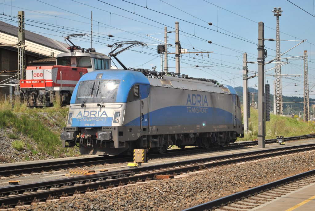 Am 12.8.2011 rangierte 183 920 in Salzburg Gnigl.