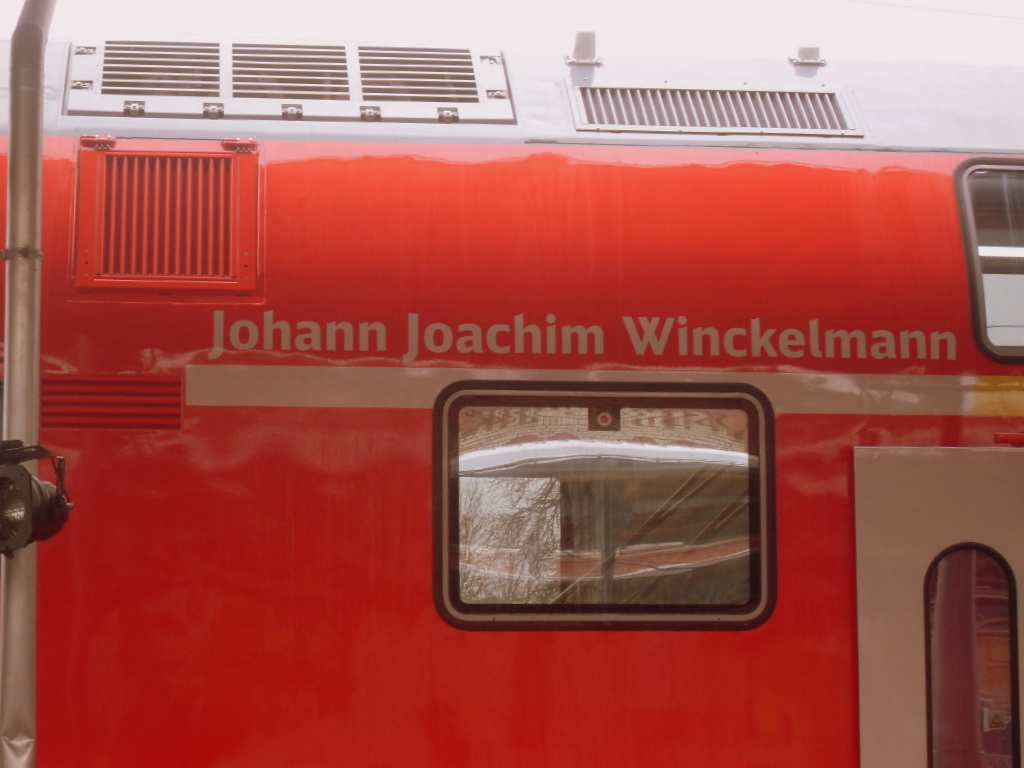 Am 16.03.2011 ein Steuerwagen auf den Namen Johann Joachim Winckelmann getauft in Stendal.

