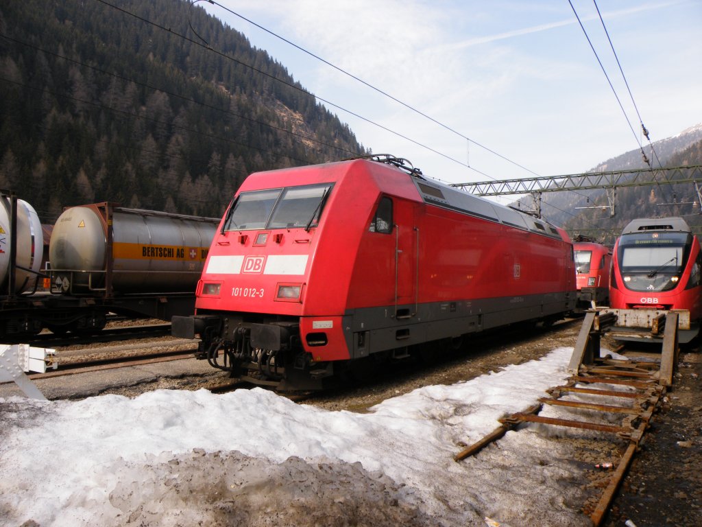 Am 17.M�rz 2012 stand 101-012 am Brenner abgestellt.