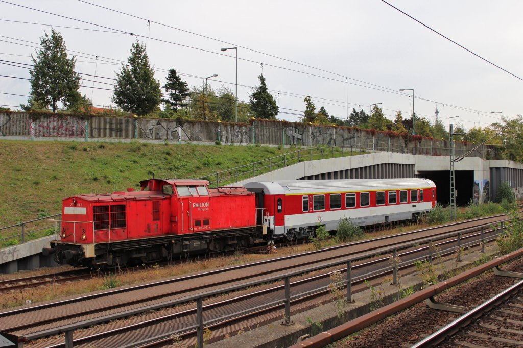 Am 24.September 2012 war eine DBSR 298 in Berlin-Heerstrae dabei die Ausstellungsfahrzeuge der Innotrans abzuholen.
