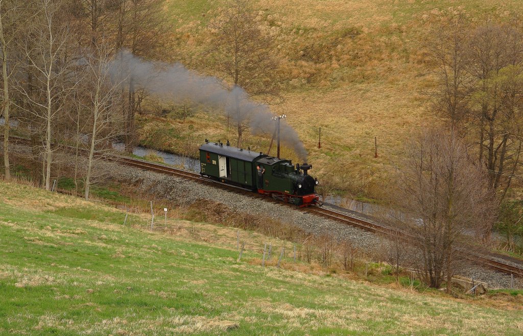 Am 29.04.10 ist IK No54 mit dem  Rucksack  gen Feierabend unterwegs. 
