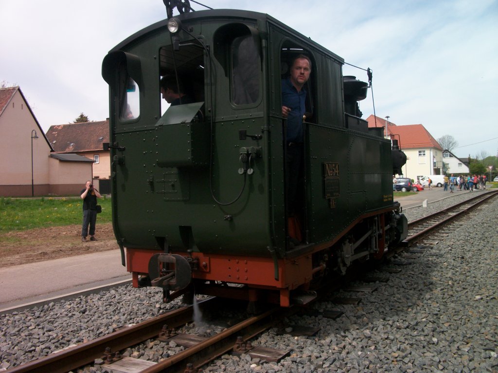 Am 29.04.12 war die IK in Glossen angekommen nachdem sie ihren Zug von Mgeln aus angekommen war.