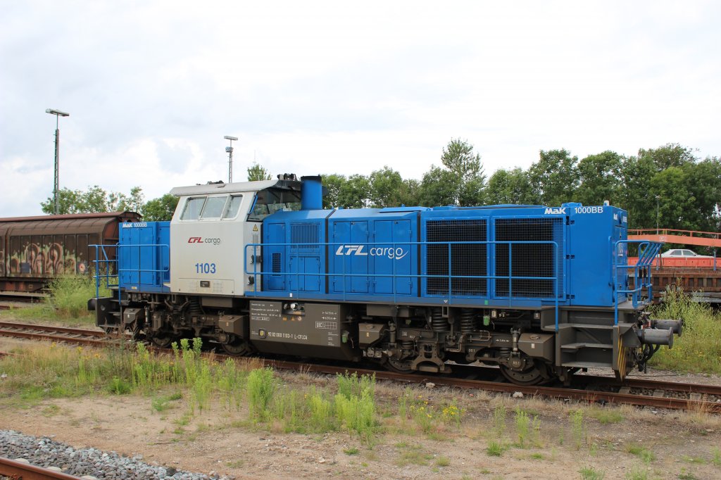 Am 29.Juli 2012 stand CFL 1103 in Niebll abgestellt.